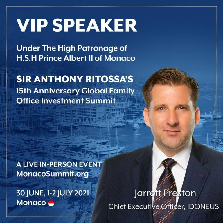 Jarrett Preston from Idoneus - VIP Speaker at Ritossa's